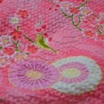 画像4: [子供甚平]「日本製リップル甚平 (傘と梅) ピンク」 (4)