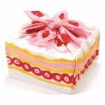 画像2: [浅山美里：小ふろしき] 【在庫限り】「ショートケーキ」約50cm幅 綿100% 日本製 小風呂敷 (2)