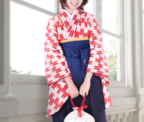Seatam新品 日本製 アゲハラベルベット ヘチマ袖 赤紫 和装コート L