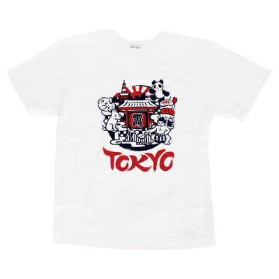 【大幅値下】[Tシャツ] 「TOKYOめぐり」ホワイト
