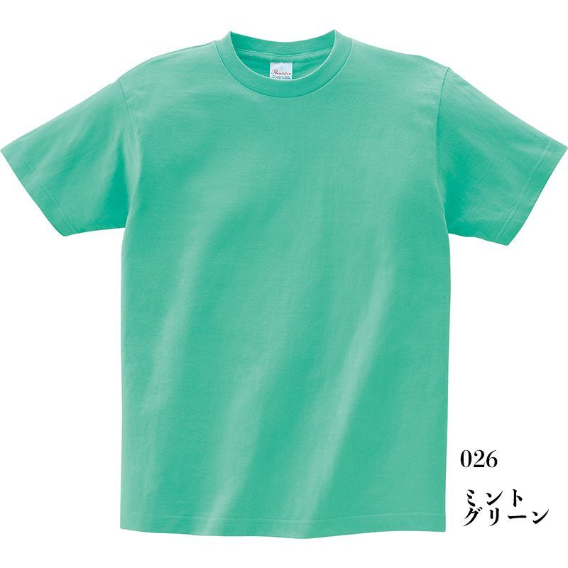 画像1: [定番無地Tシャツ:Printstar]「5.6オンスヘビーウェイトTシャツ（ミントグリーン）」 (1)