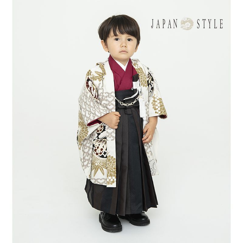 【2022年 JAPAN STYLE】「3歳男児アンサンブル袴セット」