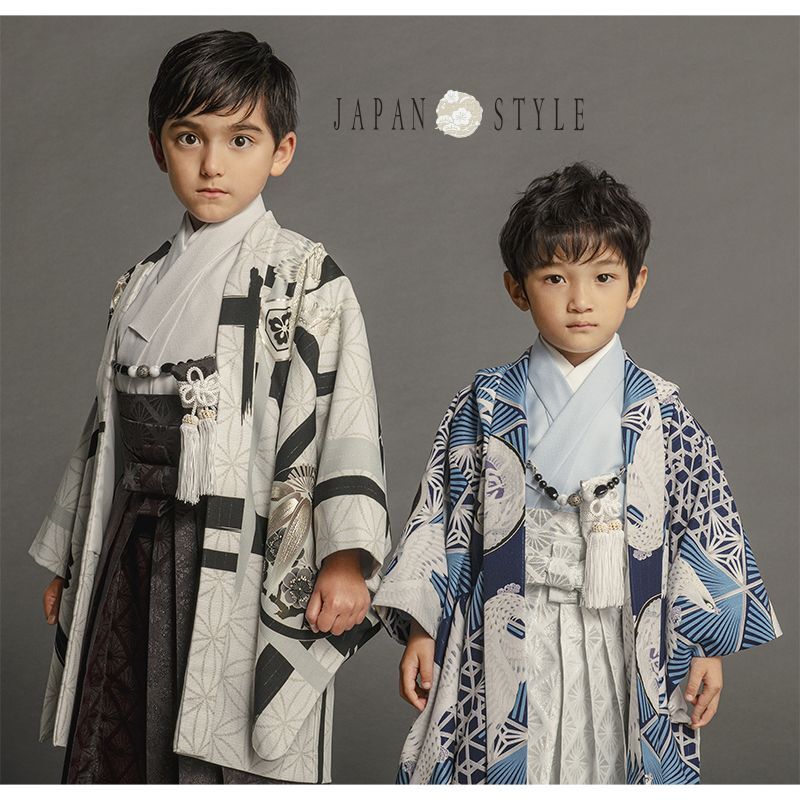 2023年 JAPAN STYLE]「3歳男児アンサンブル袴セット」