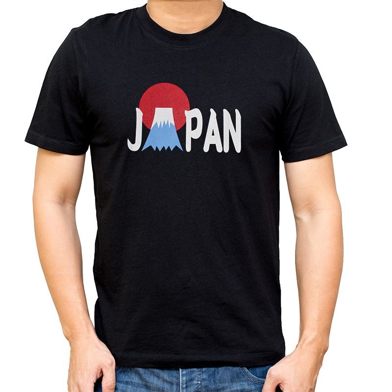 画像1: [Tシャツ] 「富士JAPAN」ブラック×5枚セット (1)