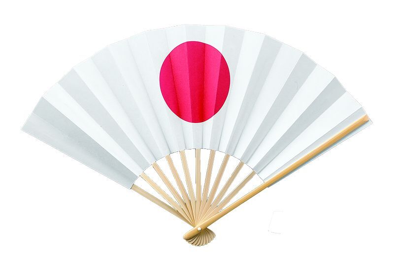 画像1: [国旗扇子]　「日本 JAPAN」 (1)